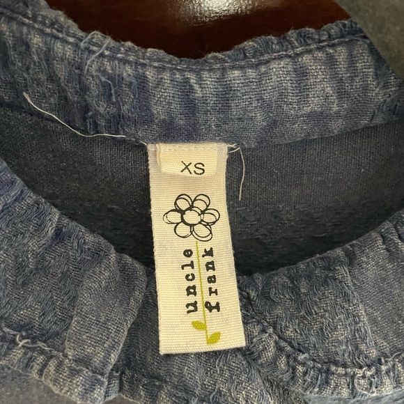 Uncle Frank Denim Blue Midi Dress xs - Picture 3 of 8